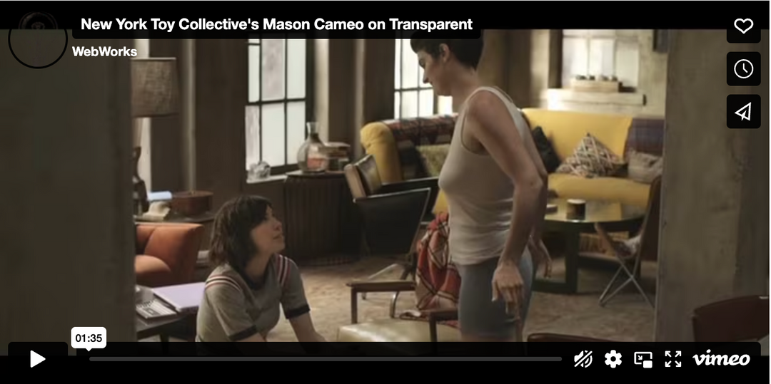 Transparent features Mason by New York Toy Collective