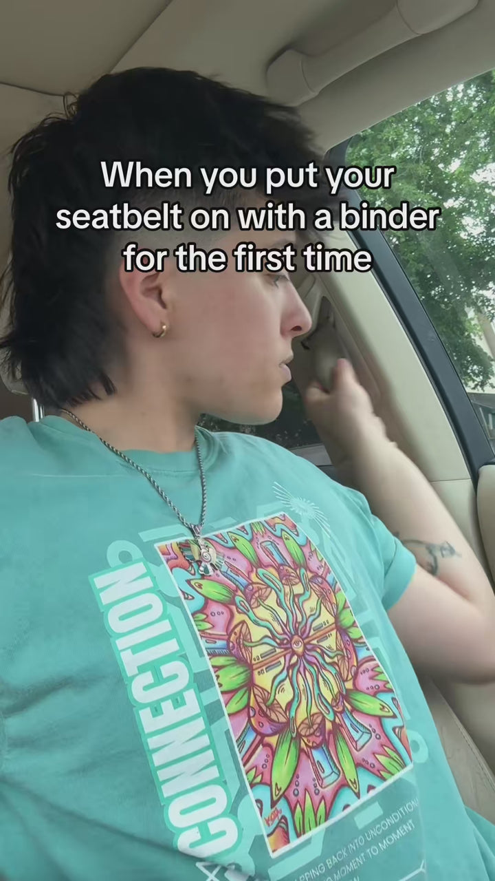 Binders: Breathable, mesh back for comfort